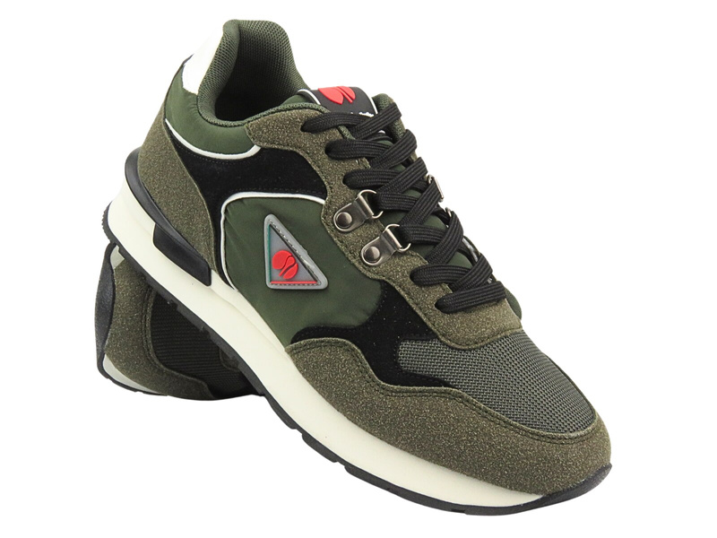 Zelené pánské sportovní boty na šněrování Inblu IU-16