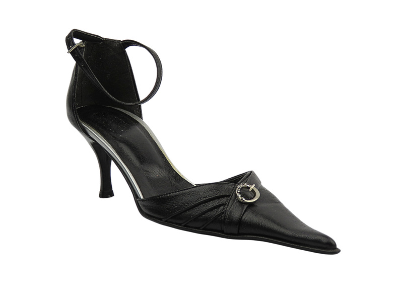 Dámské lodičky na podpatku černé Vigo 167