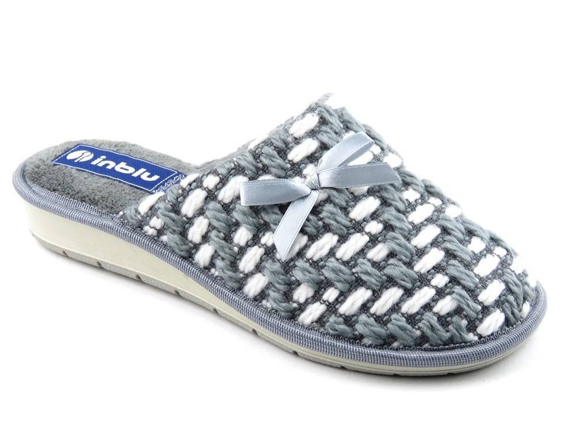 INBLU JANA měkké dámské pantofle, šedé