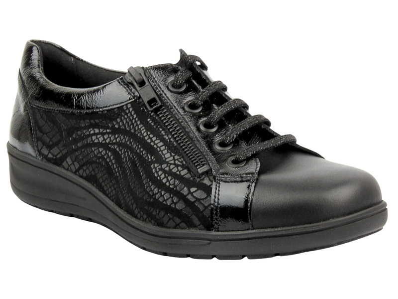 Pohodlné, kožené dámské boty - Berkemann Susanna 05351-940, černé