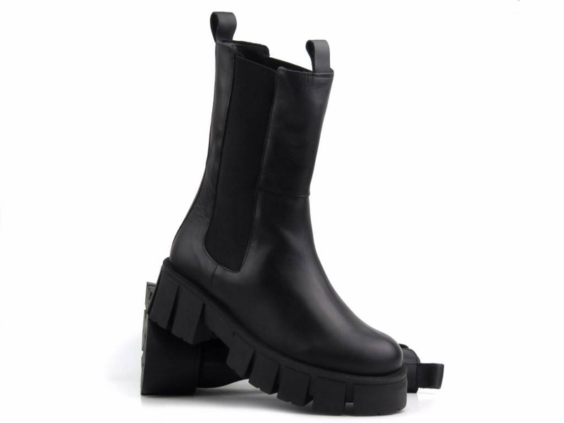 Dámské boty Chelsea, pracovní - VENEZIA 9335191, černé