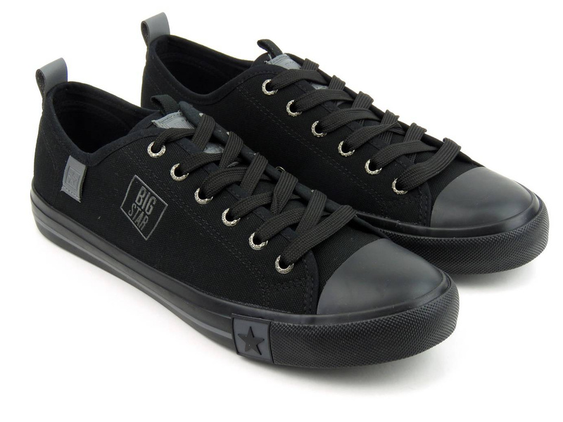 Pánské kotníkové tenisky - BIG STAR JJ174139, černé