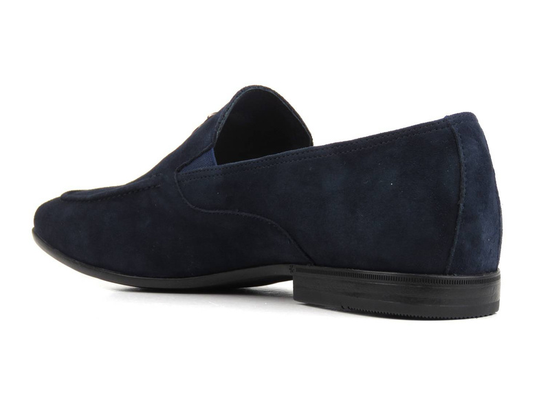 Vysoce kvalitní pánské mokasíny JOHN DOUBARE D778-120-29, tmavě modrá