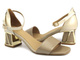 Dámské sandály s výrazným podpatkem - UNCOME 38558, béžová barva