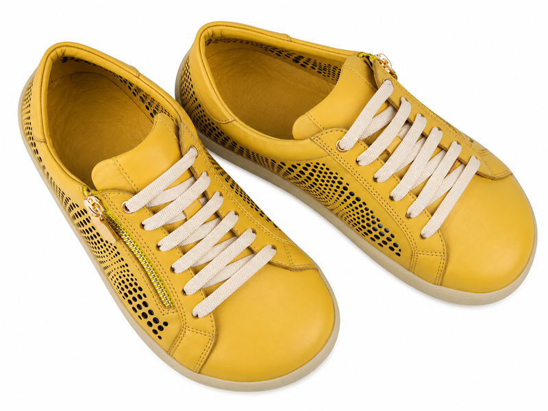Dámské barefoot polobotky Nika Komfort 26051, žluté