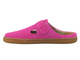 Dámské minimalistické kožené pantofle Barefoot Nika Komfort 1471, fuchsiová