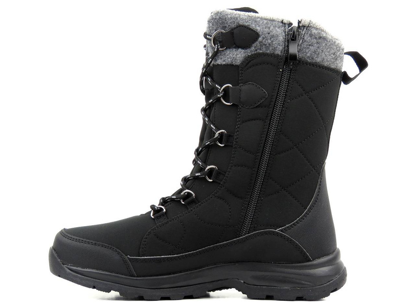 Dámské vysoké sněhule DK TECH Aqua SoftShell 2105 černé a šedé