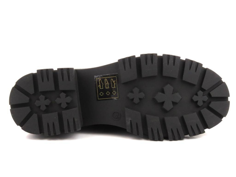 Dámské šněrovací boty - Potocki 23-21068, černé