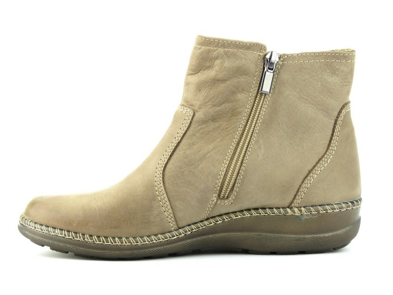 Dámské kozačky HELIOS 645, tmavě béžová