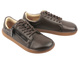 Dámské kožené barefoot polobotky Potocki 26-19503, čokoládově hnědé