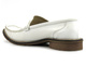 Dámské kožené mokasíny HELIOS Komfort 624, bílé