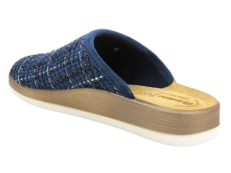 Měkké dámské domácí pantofle Inblu LV-07, tmavě modrá