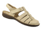 Dámské kožené sandály - Helios Comfort 159, ecru