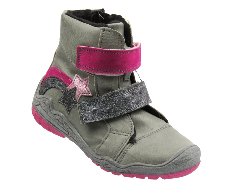 Dívčí kotníkové boty Kornecki 06738, šedé