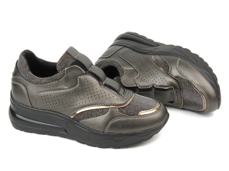 Dámské slip-on tenisky - INBLU IN-239, hnědé