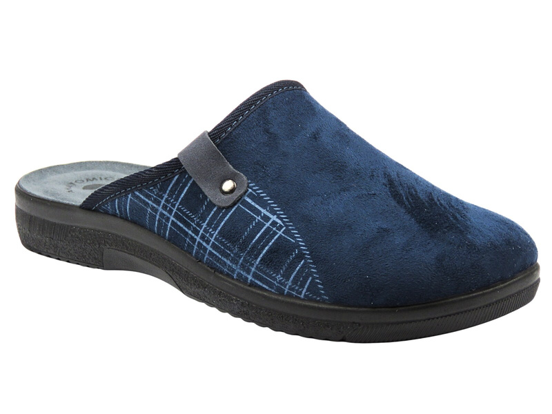 Pohodlné pánské pantofle INBLU DG-17, tmavě modré