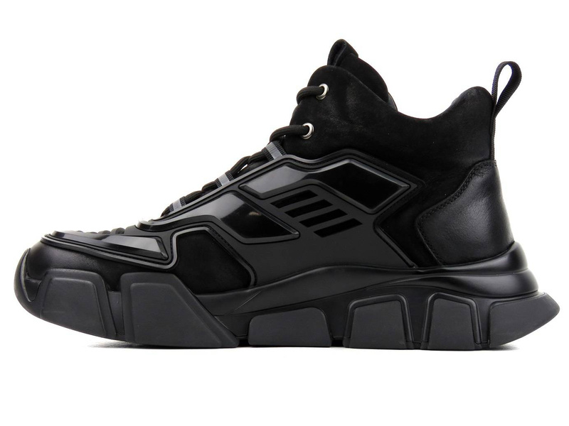 Pánské vesmírné tenisky se zateplením - JOHN DOUBARE H258-WG-487R, černé