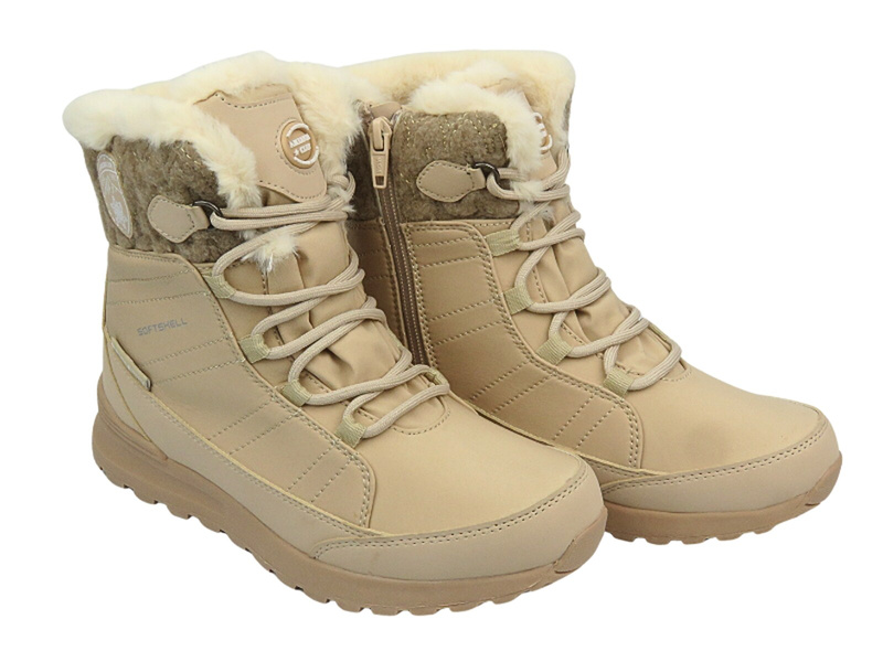 Dámské vysoké sněhule AMERICAN CLUB SN45/24, béžové