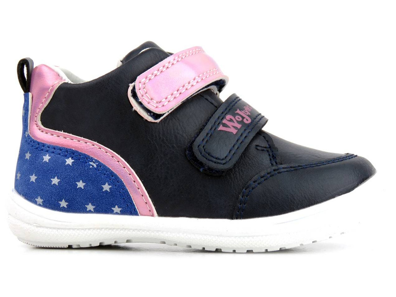 Dětské kotníkové boty, kotníkové boty - Wojtyłko 22002, tmavě modrá