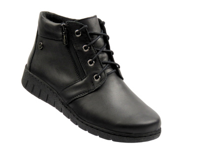 Dámské kotníkové boty Helios Komfort 789 černé 3, šířka H+