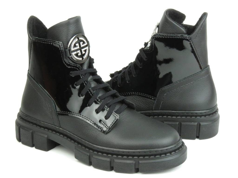 Dámské boty polské značky - Waldi 1169, černé