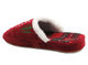 Teplé, vánoční dámské pantofle - American Club SL12/23, červené