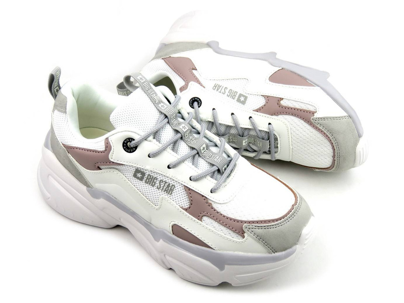 Sportovní obuv, dámské tenisky BIG STAR Memory Foam HH274255, bílá