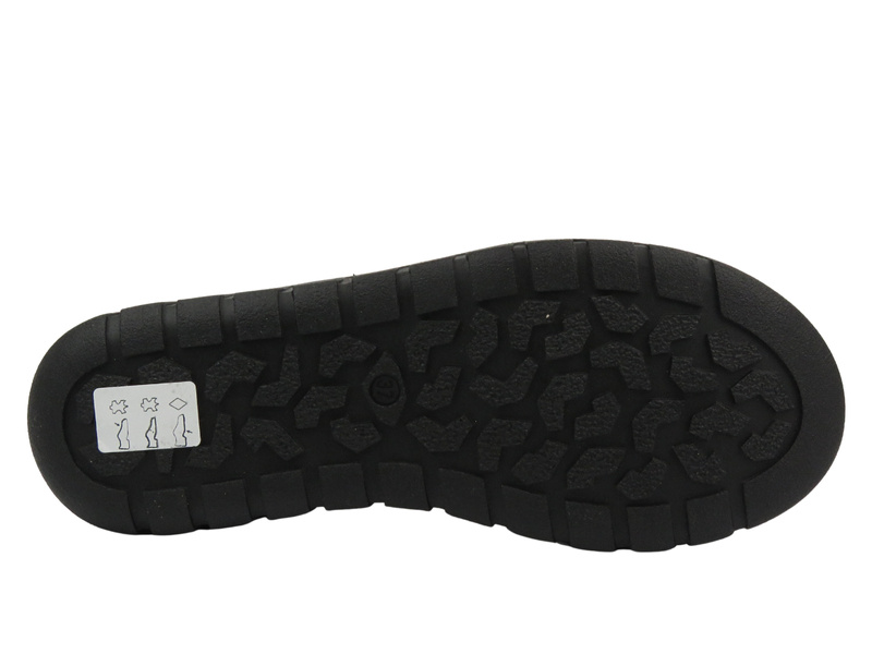 Dámské kožené boty HELIOS Komfort 411, tmavě modrá 3