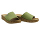 Wygodne, miękkie klapki damskie HELIOS Komfort 130, zielone