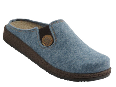 Pohodlné dámské pantofle Befado 155D184, modré