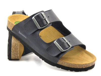 Pohodlné klasické pánské žabky - Brinkmann 600275-5, tmavě modrá