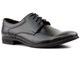 Kožená pánská společenská obuv MOSKAŁA A116, černá
