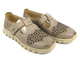 Dámská jarní kožená polobotka - Helios Comfort 421, béžová