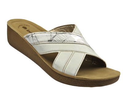 Dámské pantofle INBLU TP-49, bílé