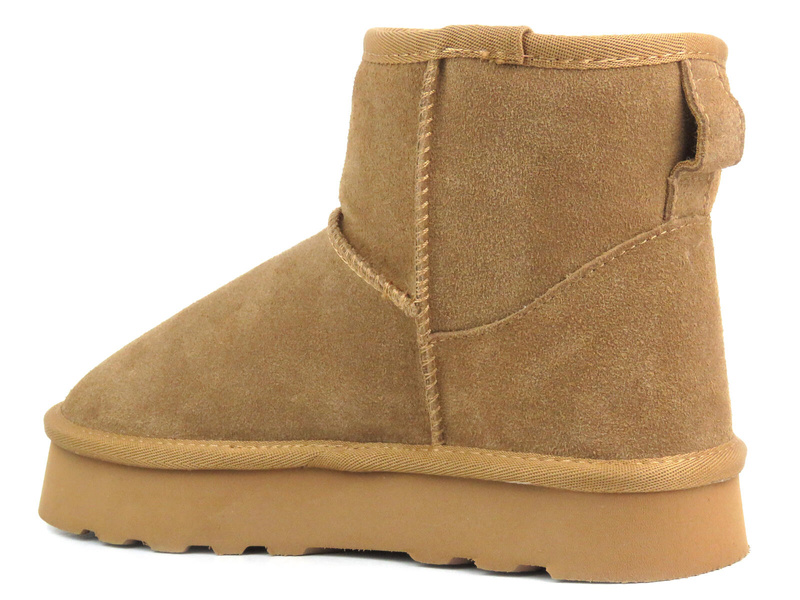 Dámské sněhule - Potocki 23-37060, hnědé