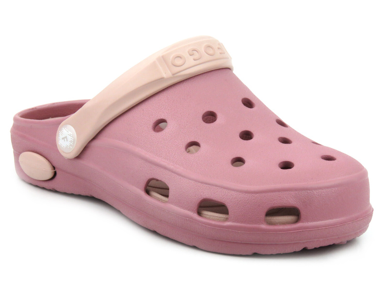 Dámské dřeváky - Realpaks F-600, růžové