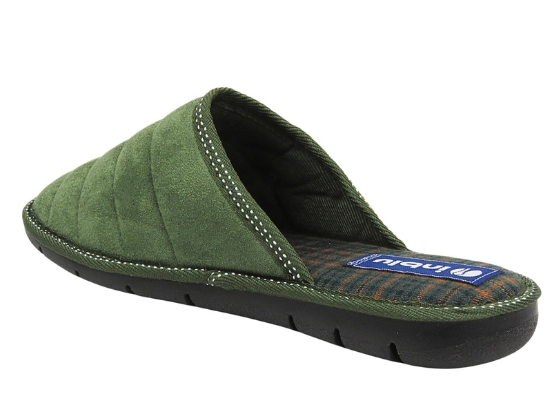 Pánské pantofle z měkkého materiálu - Inblu 91-27, zelené