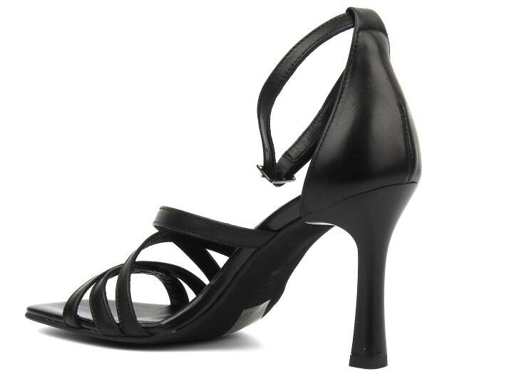 Dámské sandály na podpatku - UNCOME 38400, černé