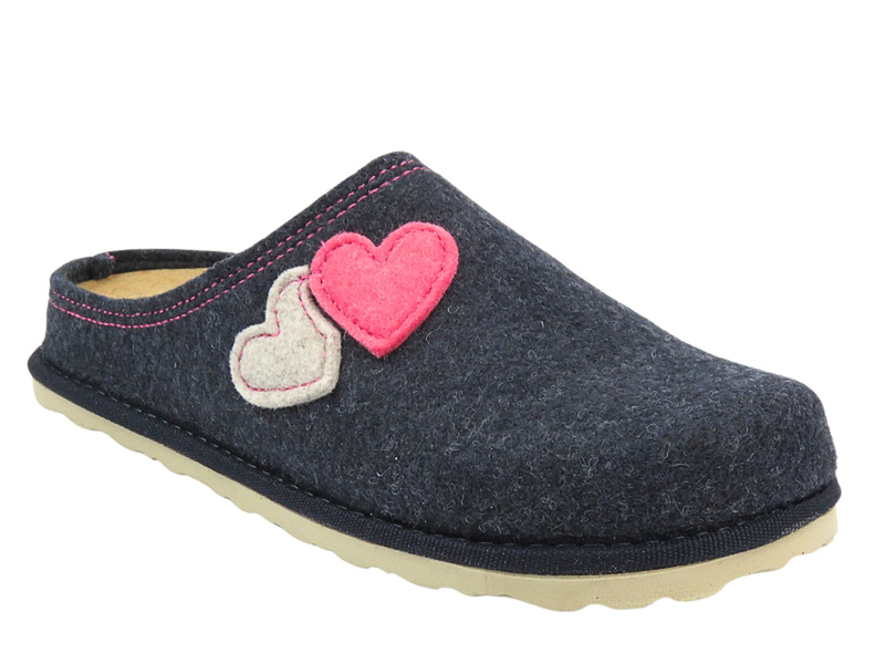 Dámské plstěné pantofle - Inblu CS-37, modré