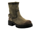 Dámské zateplené kotníkové boty - Potocki 25-96307 Khaki Zip