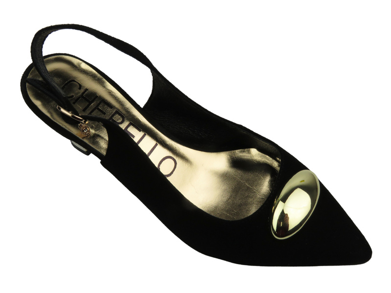 Elegantní dámské lodičky - CheBello 4659, černé