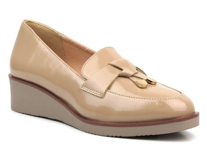 Elegantní dámské mokasíny Vinceza 58266, béžová