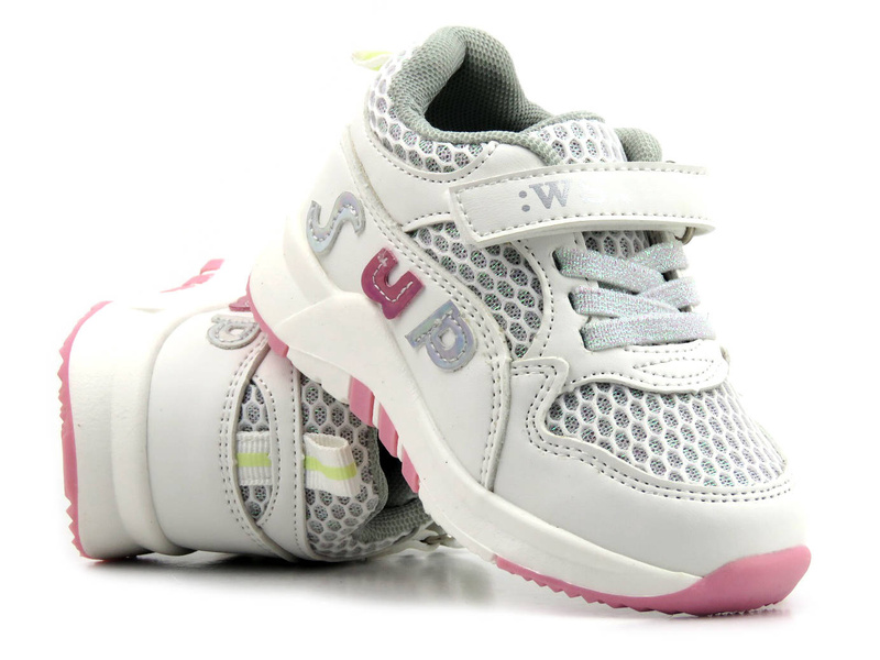 Sportovní obuv, dětské tenisky na suchý zip - WEESTEP R913633321, bílá