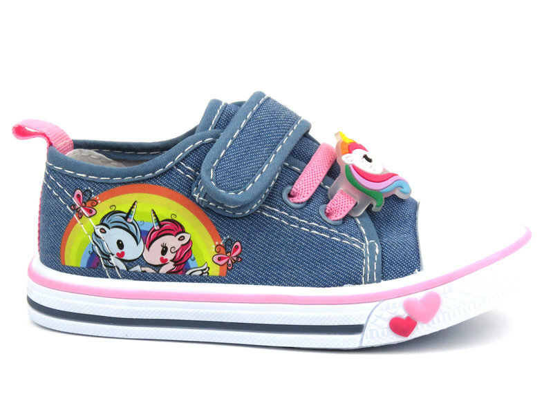 Dětské tenisky, tenisky s kočkou - American Club TEN 91/23, růžové