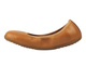 Barefoot kožené minimalistické balerínky Nika Komfort 14506, hnědá