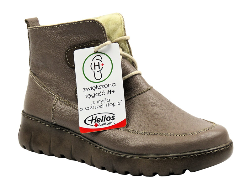 Dámské kotníkové boty polské značky HELIOS Komfort 795, khaki