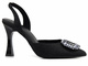 Dámské sandály na vysokém podpatku – Marco Tozzi 2-29607-20, černé