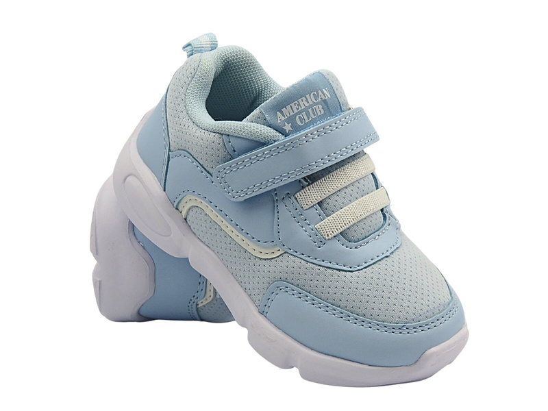 Dětské sportovní boty modré American Club WT 105/22