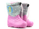 Dětské sněhule, zimní boty s Elsou z Frozen - WOJTYŁKO 21044, růžové