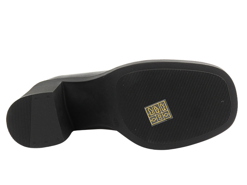 Elegantní dámské boty na kostce - Potocki 24-12040, khaki